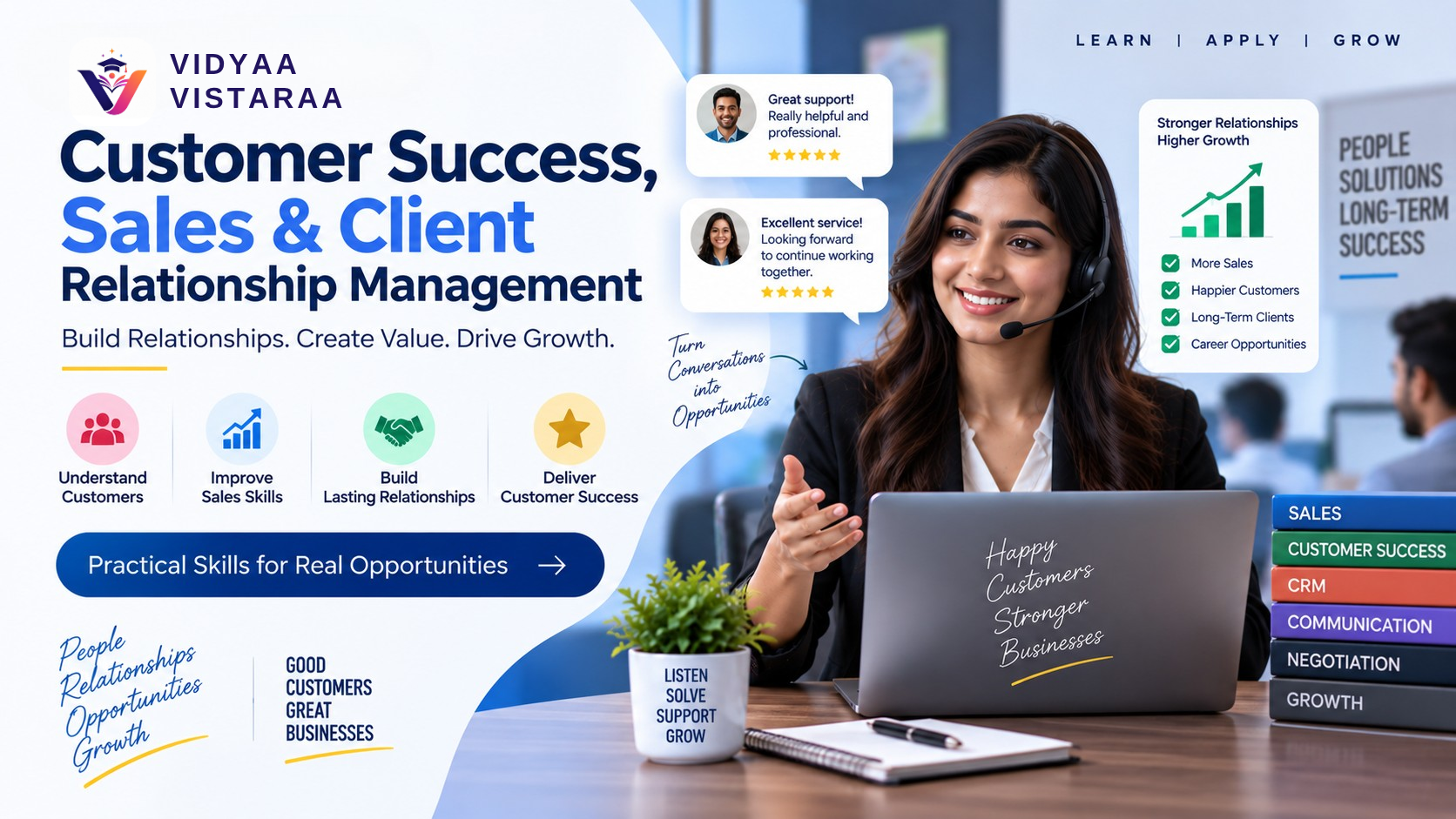 📞 Customer Success, Sales & Client Relationship Management